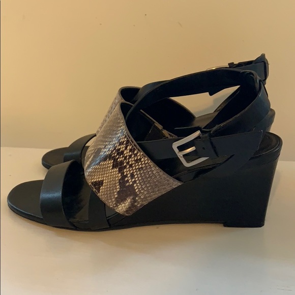NEW Cole Haan Snakeskin Wedges - Picture 3 of 5